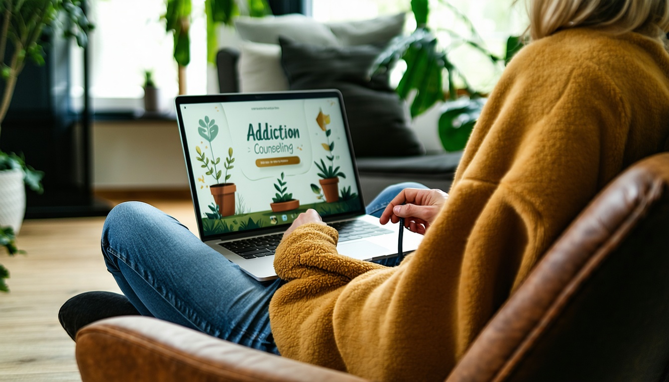 telehealth addiction counseling